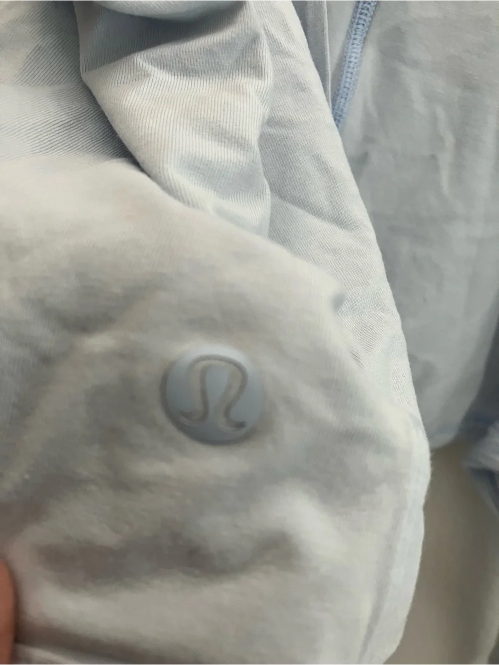 lululemon athletica Light Blue Cropped Tank